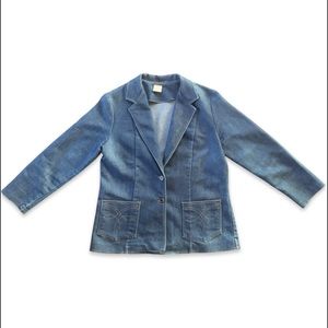 Women’s Vintage Montgomery Ward denim blazer